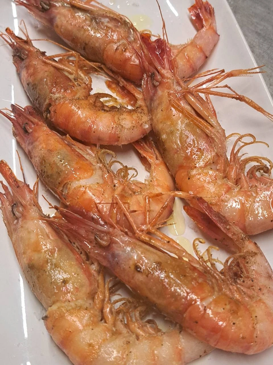Plat de gambes